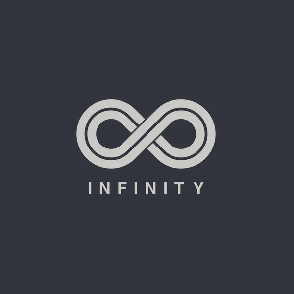 Logótipo do símbolo de infinito — Vetor de Stock