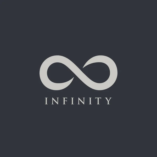 Oändlighetssymbolens logotyp — Stock vektor