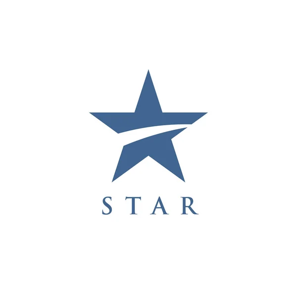 Hvězda symbol logotypu — Stockový vektor