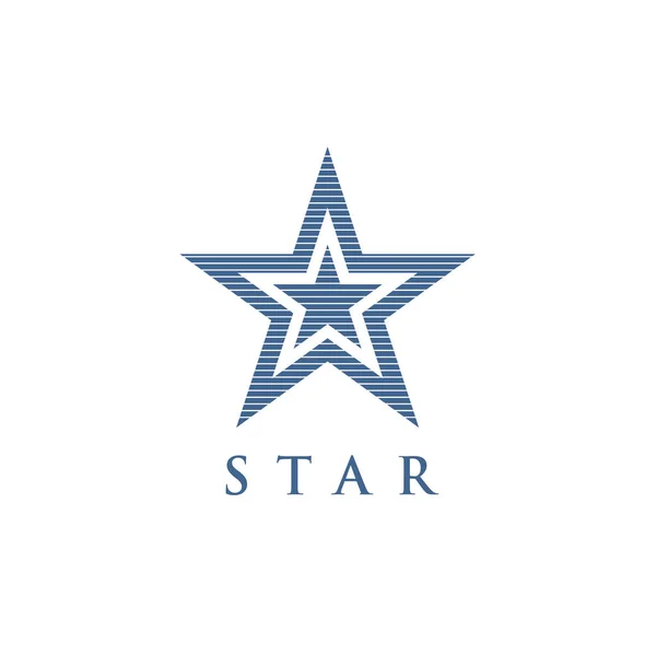 Star symbol logotype — Stock Vector