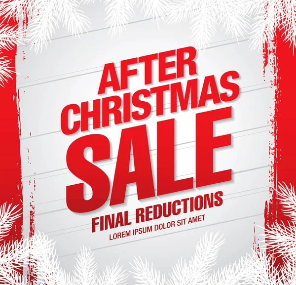 Noel indirimi afişi