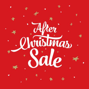 Noel indirimi afişi