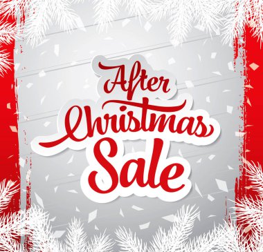 Noel indirimi afişi