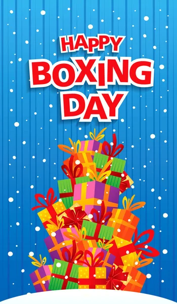 Boxing day banner — Stock Vector