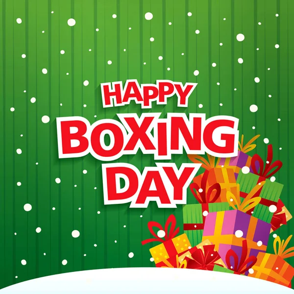 Boxing day banner — Stock Vector