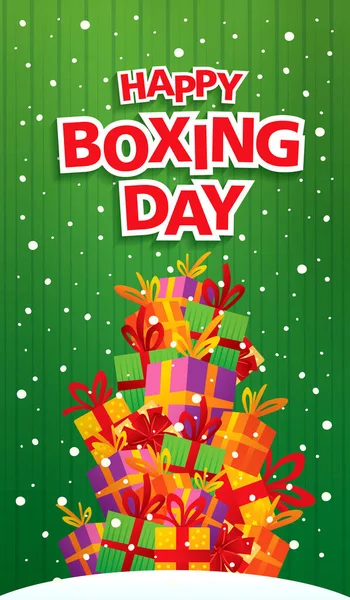 Boxing day banner — Stock Vector