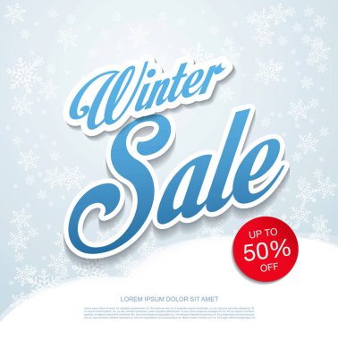 Afiş kış indirimi