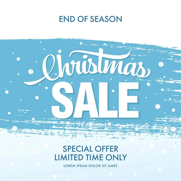 Christmas sale banner — Stock Vector