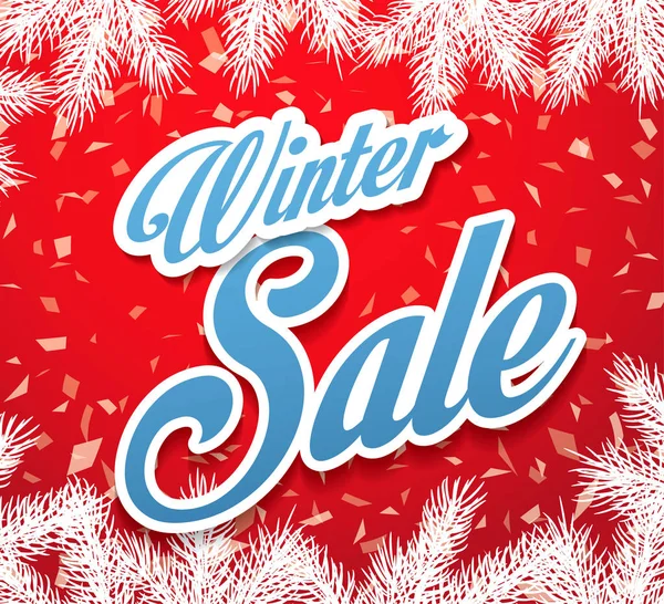 Banier winter sale — Stockvector