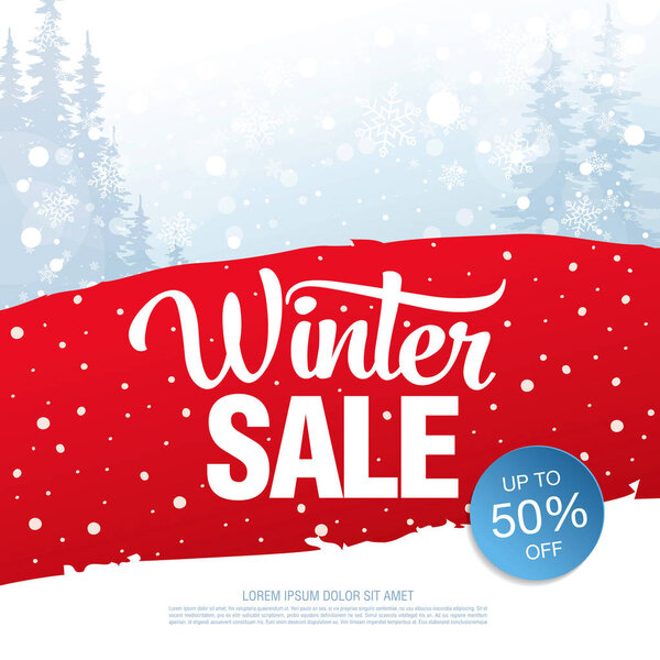 banner winter sale