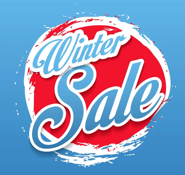 Banier winter sale — Stockvector