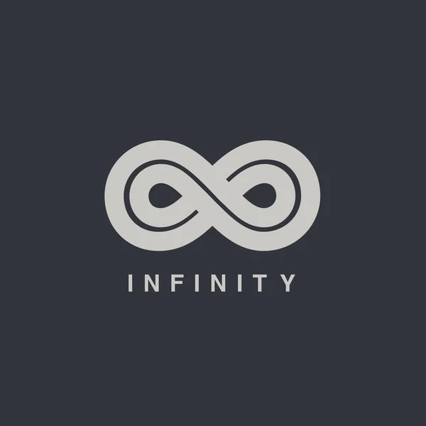 Logótipo do símbolo de infinito — Vetor de Stock