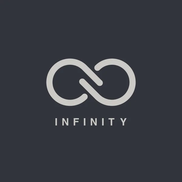 Infinity symbol logotype — Stock Vector