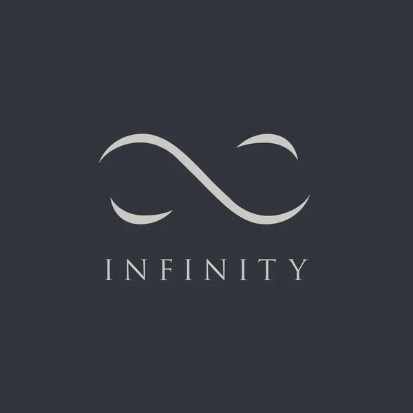 Infinity symbol logotype — Stock Vector