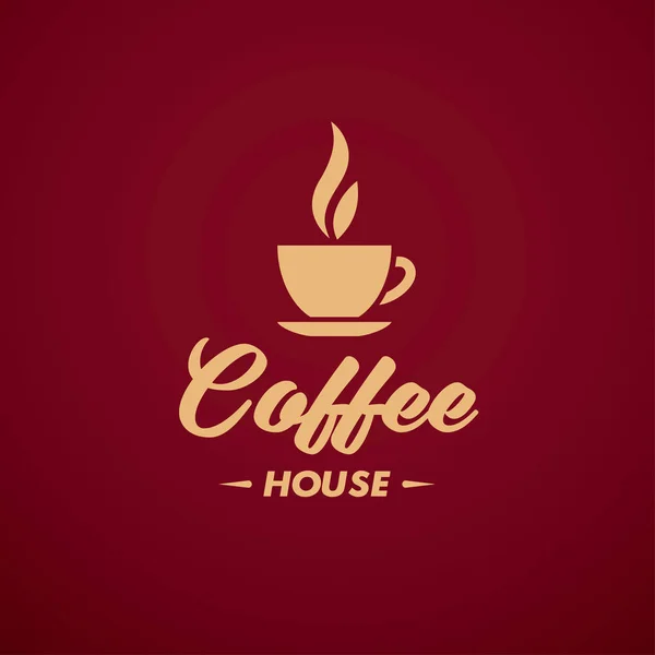 Koffiehuis ontwerp van de banner — Stockvector