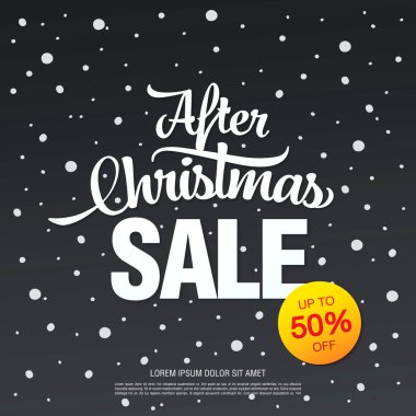 sonra Noel satışı büyük başlığı