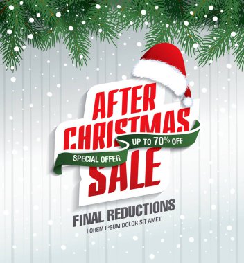 sonra Noel satışı büyük başlığı