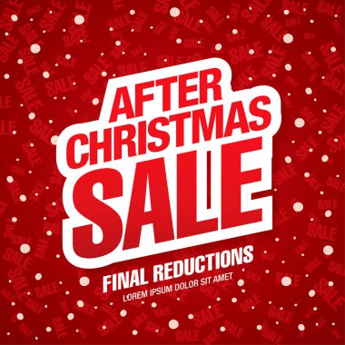 sonra Noel satışı büyük başlığı