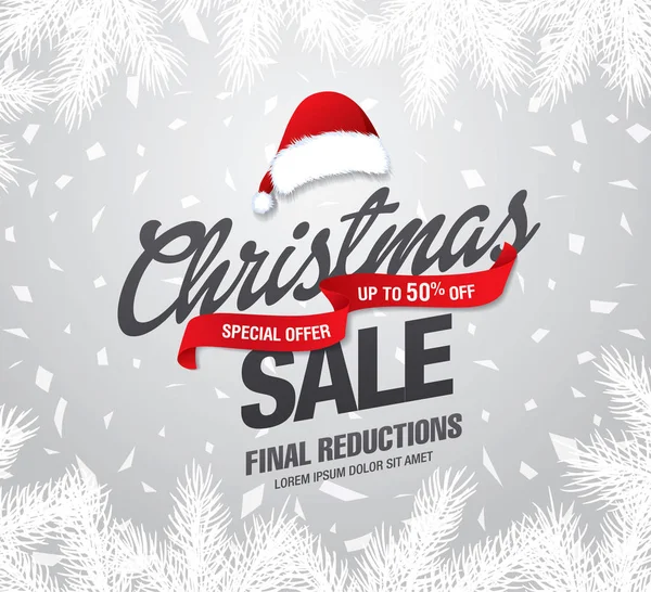 Noel indirimi afişi