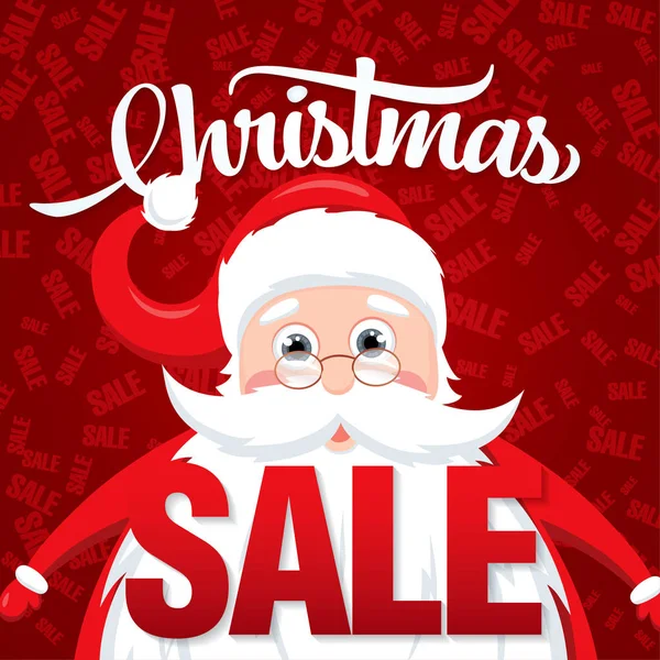 Banner de venda de Natal — Vetor de Stock