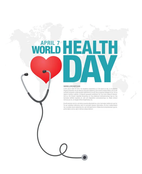 World health day — Stock Vector