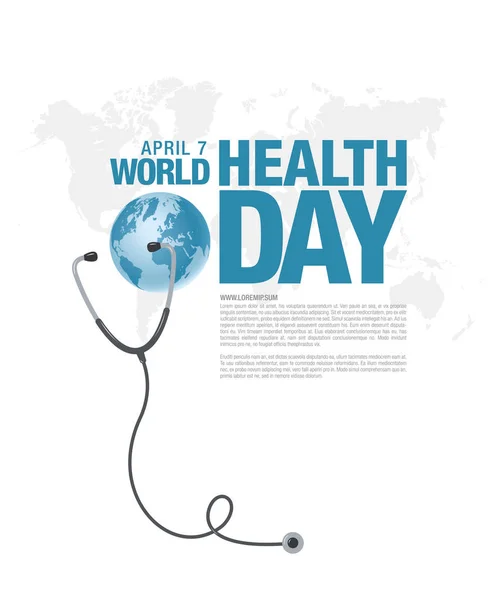 Dia mundial da saúde — Vetor de Stock