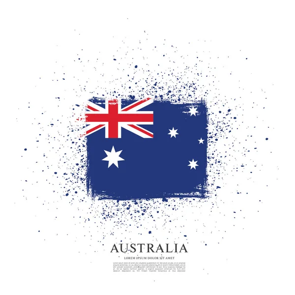 Bandera de Australia Fondo — Archivo Imágenes Vectoriales