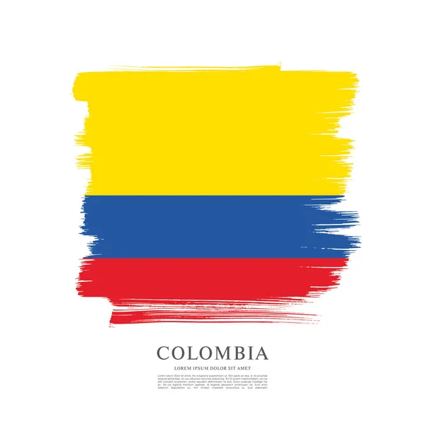 Σημαία της Κολομβίας φόντο — Διανυσματικό Αρχείο