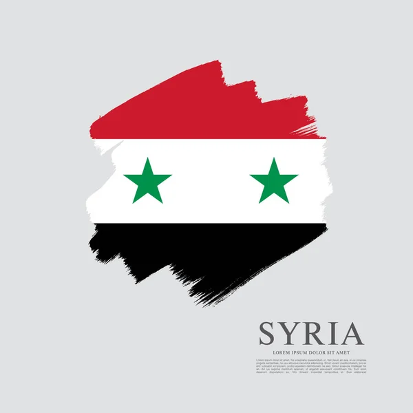 Drapeau de Syrie arrière-plan — Image vectorielle