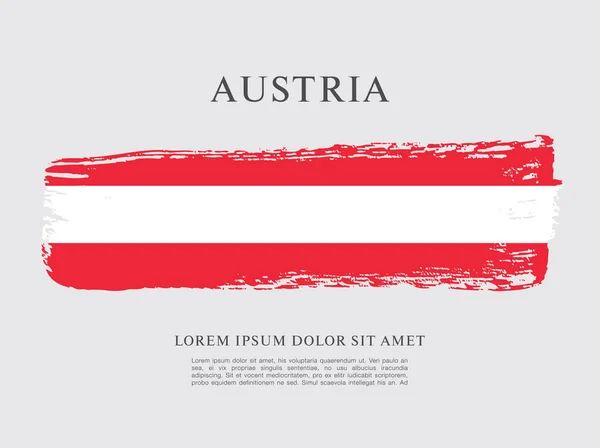 Bandera de Austria antecedentes — Archivo Imágenes Vectoriales