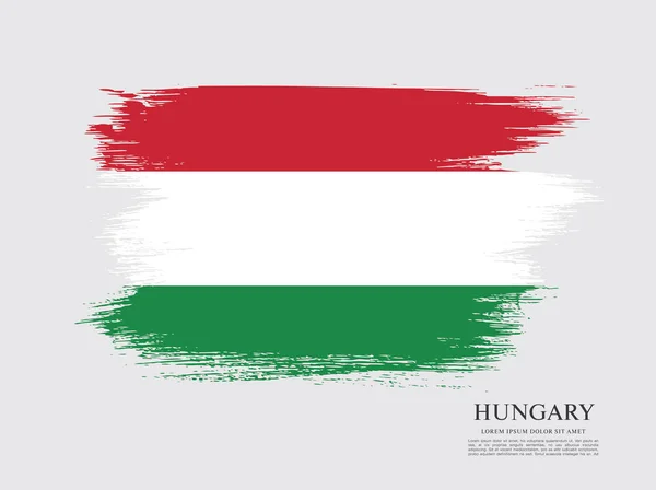 Macaristan arka plan bayrağı — Stok Vektör