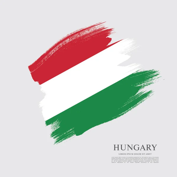 国旗的匈牙利背景 — 图库矢量图片
