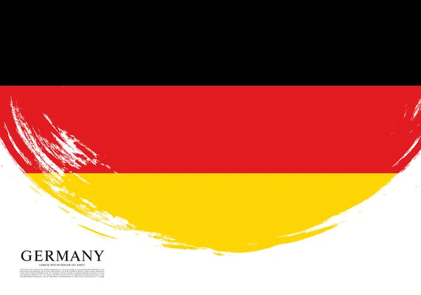 Σημαία της Ομοσπονδιακής Δημοκρατίας της Γερμανίας — Διανυσματικό Αρχείο