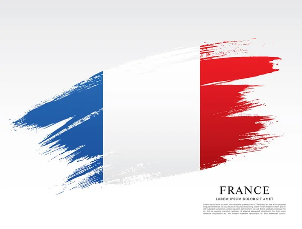 French flag background — Stock Vector