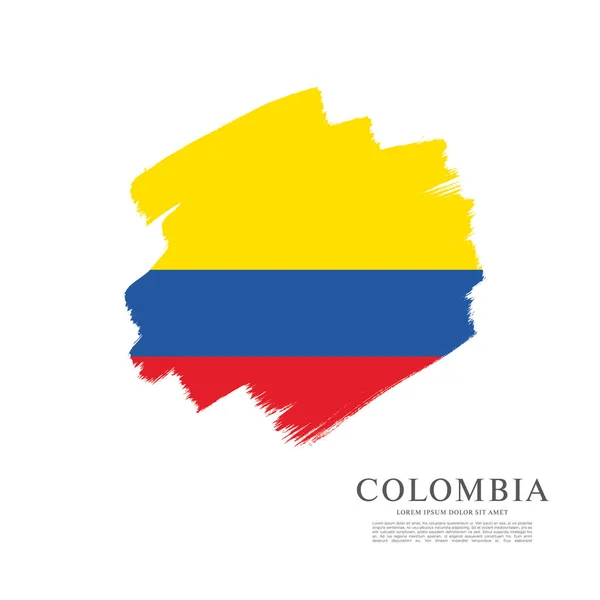 Bandera de Colombia antecedentes — Archivo Imágenes Vectoriales