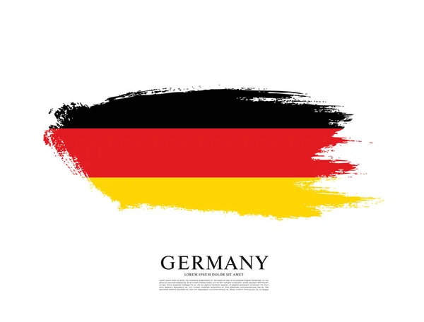 Bandera de la República Federal de Alemania — Vector de stock