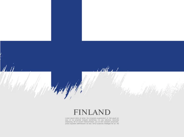 Прапор Фінляндії фону — стоковий вектор