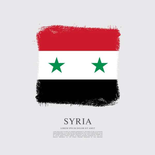 Bandeira da Síria fundo —  Vetores de Stock