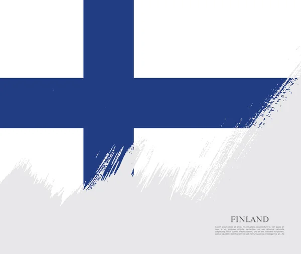 Vlajka Finska pozadí — Stockový vektor