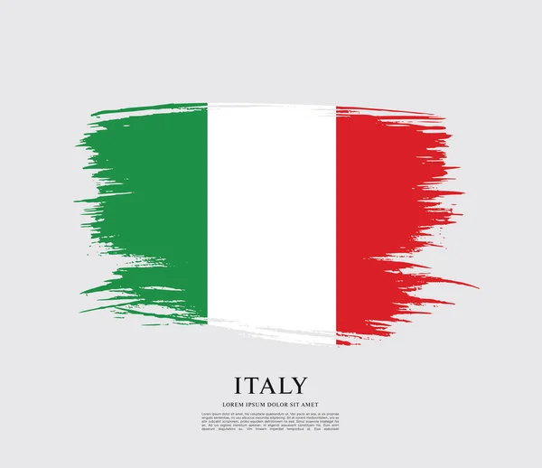 Vlag van Italië achtergrond — Stockvector