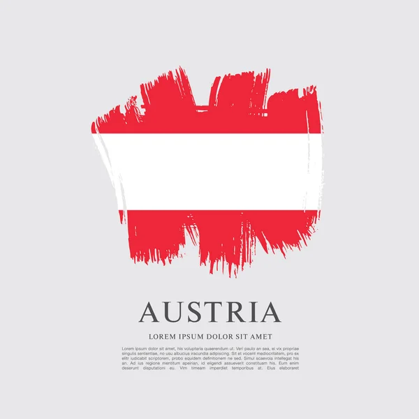 Bandera de Austria antecedentes — Vector de stock