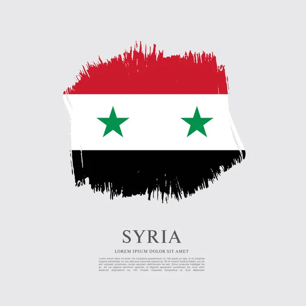 Flagge von syrien Hintergrund — Stockvektor