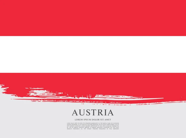 Bandeira da Áustria fundo — Vetor de Stock