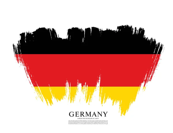 Flaga Republiki Federalnej Niemiec — Wektor stockowy