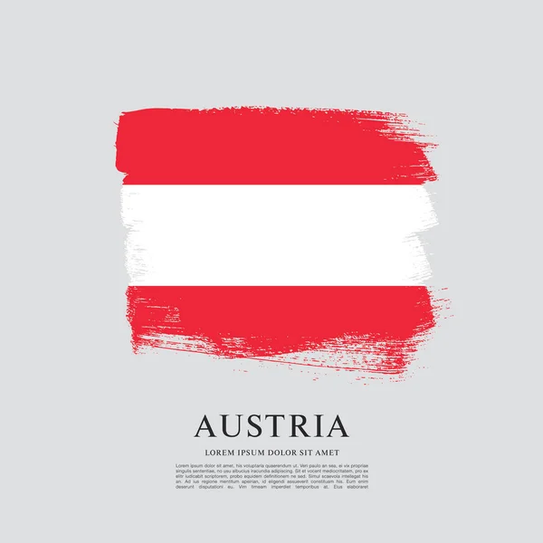 Bandera de Austria antecedentes — Archivo Imágenes Vectoriales