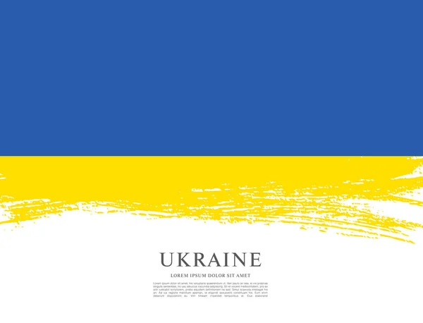 Vlag van Oekraïne achtergrond — Stockvector