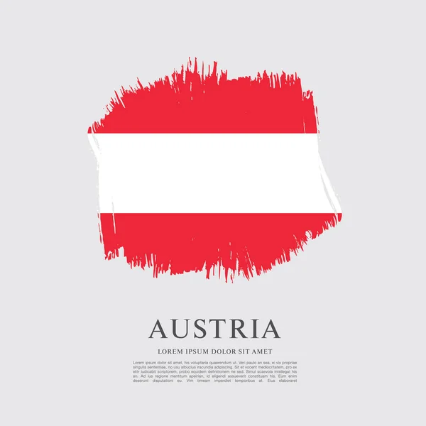 Bandera de Austria antecedentes — Vector de stock