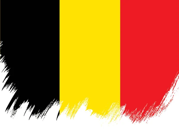 国旗的比利时背景 — 图库矢量图片