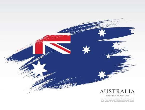 Bandera de Australia Fondo — Archivo Imágenes Vectoriales