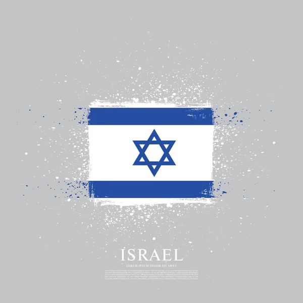 Bandeira de Israel Fundo —  Vetores de Stock